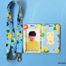 Load image into Gallery viewer, Lemon Bunny card lanyard