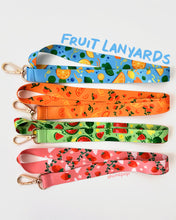Load image into Gallery viewer, Tangerine Bunny card lanyard
