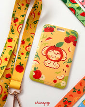 Load image into Gallery viewer, Apple Bunny card lanyard
