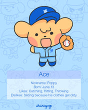 Load image into Gallery viewer, Baseball Puppy sticker sheet
