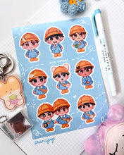 Load image into Gallery viewer, EXO School sticker sheet
