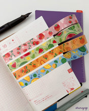 Load image into Gallery viewer, Fruit washi tape SET
