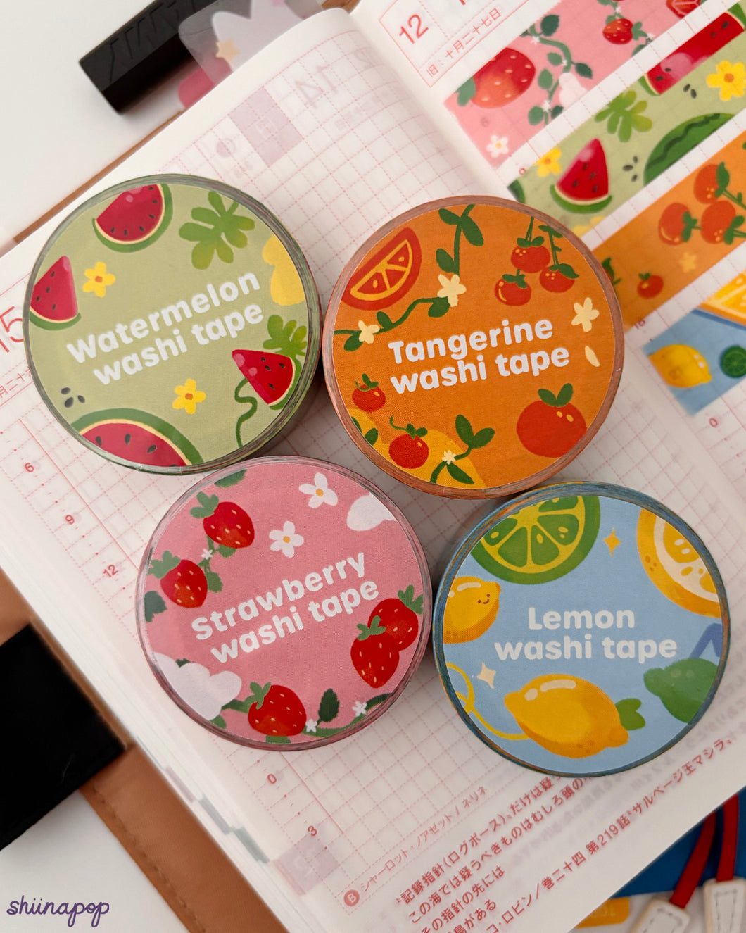 Fruit washi tape SET