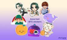 Load image into Gallery viewer, Assorted BTS Die-cut stickers
