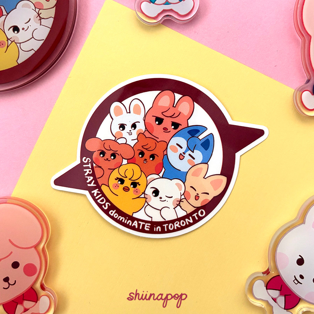 SKZOO compass sticker