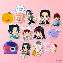 Load image into Gallery viewer, Assorted BTS Die-cut stickers
