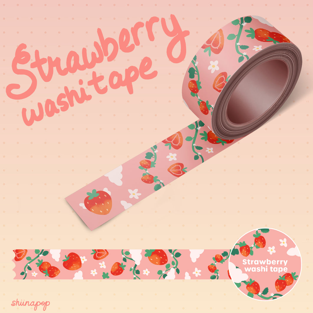 Strawberry washi tape