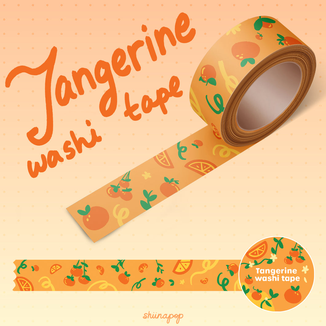 Tangerine washi tape