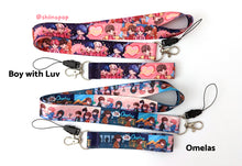 Load image into Gallery viewer, Omelas &amp; Boy with Luv lanyard/wrist strap
